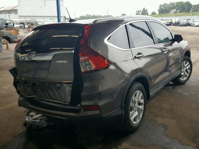 2HKRM4H74GH683404 - 2016 HONDA CR-V EXL GRAY photo 4