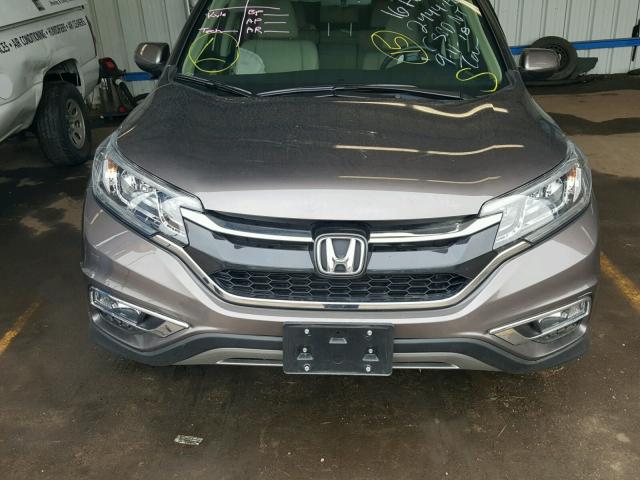 2HKRM4H74GH683404 - 2016 HONDA CR-V EXL GRAY photo 7