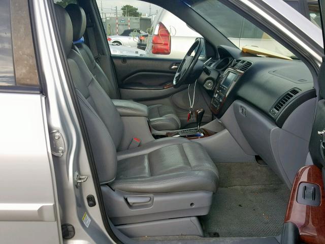 2HNYD18286H526748 - 2006 ACURA MDX SILVER photo 5