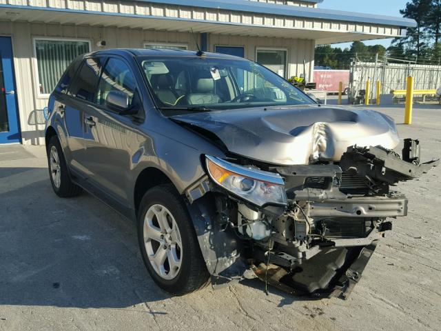 2FMDK3J99DBB51672 - 2013 FORD EDGE SEL GRAY photo 1