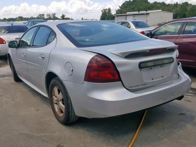 2G2WP522251289562 - 2005 PONTIAC GRAND PRIX SILVER photo 3