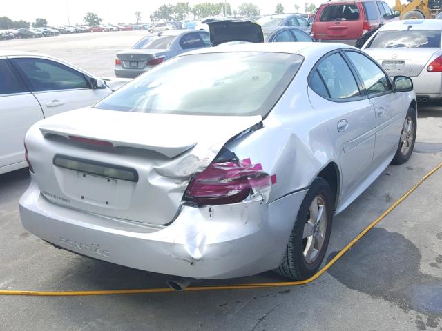 2G2WP522251289562 - 2005 PONTIAC GRAND PRIX SILVER photo 4
