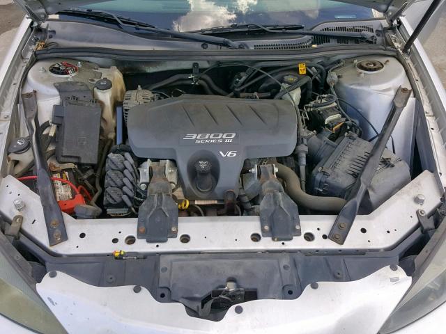 2G2WP522251289562 - 2005 PONTIAC GRAND PRIX SILVER photo 7