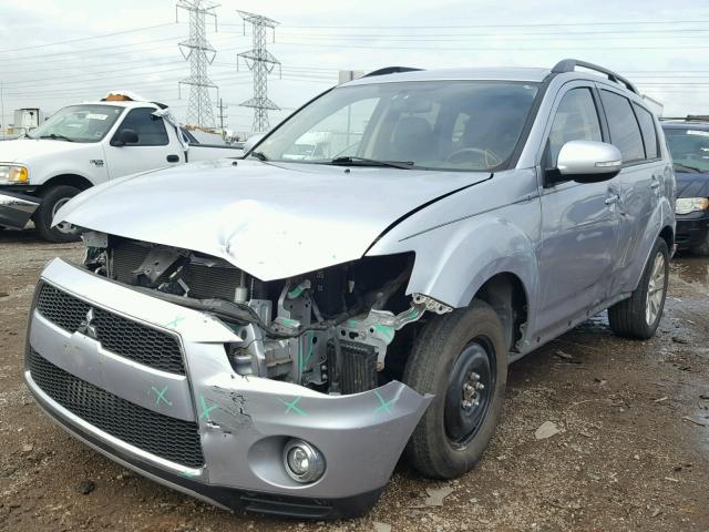 JA4JT3AW6DU013442 - 2013 MITSUBISHI OUTLANDER SILVER photo 2