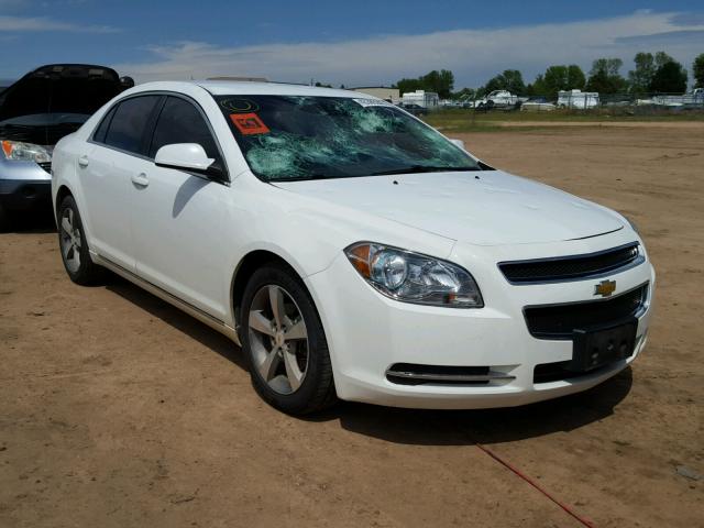 1G1ZC5E15BF364386 - 2011 CHEVROLET MALIBU 1LT WHITE photo 1