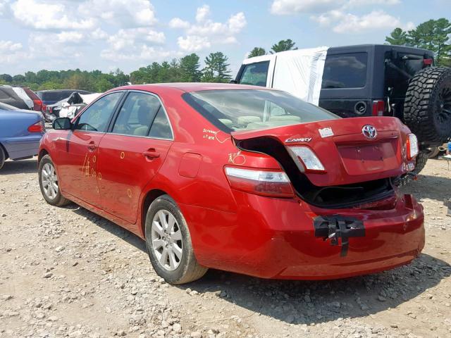 4T1BB46K07U019603 - 2007 TOYOTA CAMRY NEW RED photo 3