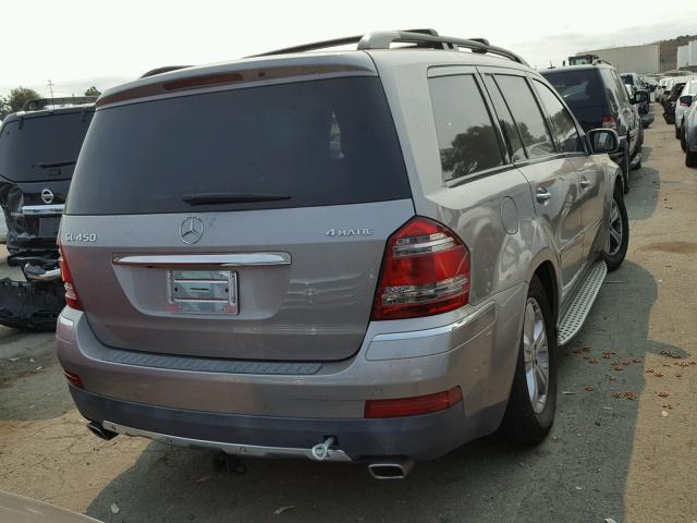 4JGBF71E78A335591 - 2008 MERCEDES-BENZ GL 450 4MA GOLD photo 4