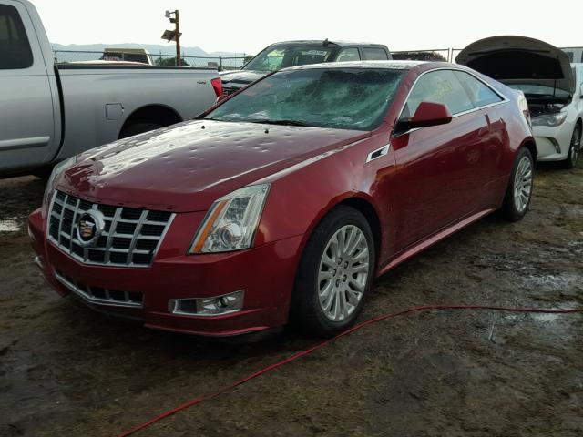 1G6DG1E31E0104965 - 2014 CADILLAC CTS PERFOR RED photo 2