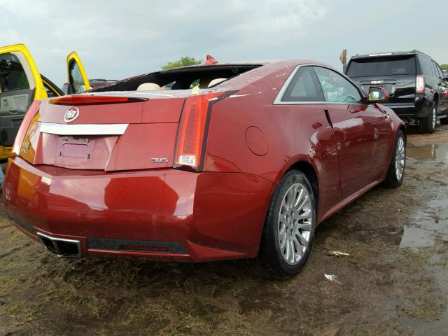 1G6DG1E31E0104965 - 2014 CADILLAC CTS PERFOR RED photo 4