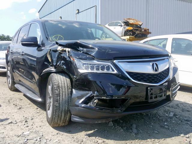 5FRYD4H22GB041423 - 2016 ACURA MDX BLACK photo 1