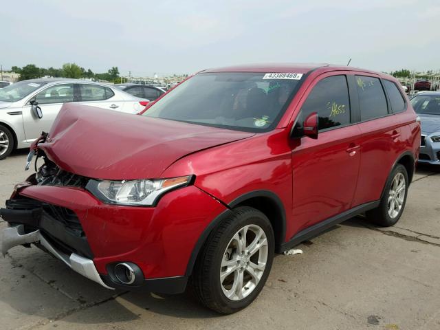 JA4AZ3A38FZ006048 - 2015 MITSUBISHI OUTLANDER BURGUNDY photo 2