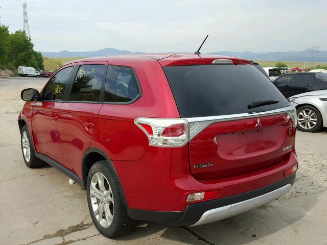 JA4AZ3A38FZ006048 - 2015 MITSUBISHI OUTLANDER BURGUNDY photo 3