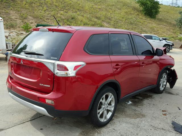 JA4AZ3A38FZ006048 - 2015 MITSUBISHI OUTLANDER BURGUNDY photo 4