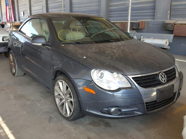 WVWDA71F47V032019 - 2007 VOLKSWAGEN EOS 2.0T S GRAY photo 1