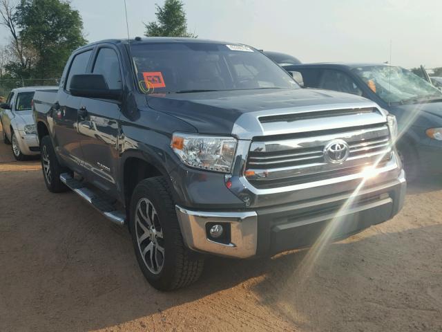 5TFEM5F12HX116911 - 2017 TOYOTA TUNDRA CRE GRAY photo 1