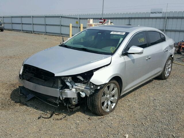 1G4GD5GG8AF146319 - 2010 BUICK LACROSSE C SILVER photo 2