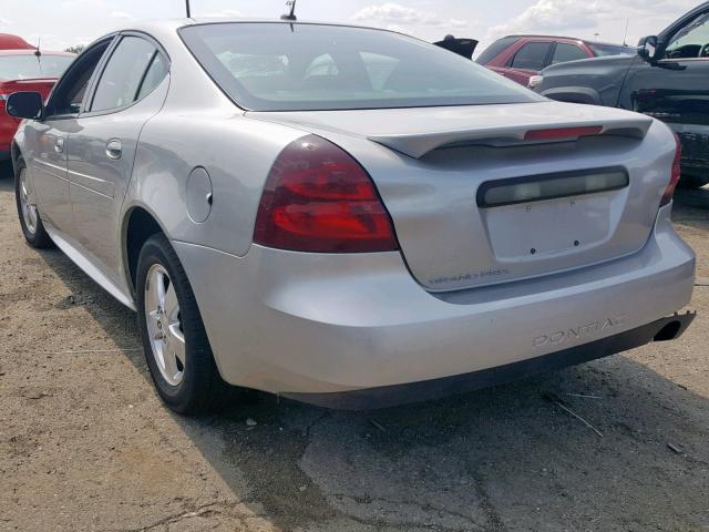 2G2WP552061305481 - 2006 PONTIAC GRAND PRIX SILVER photo 3