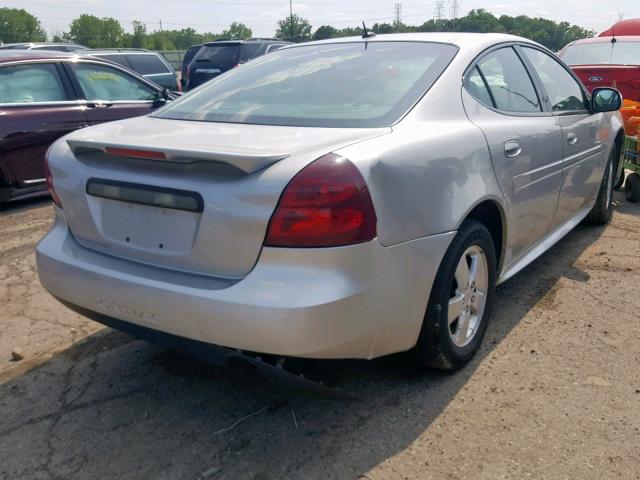 2G2WP552061305481 - 2006 PONTIAC GRAND PRIX SILVER photo 4