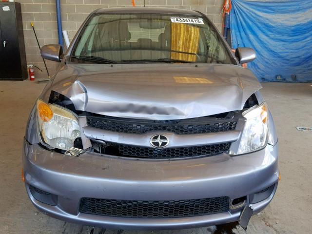 JTKKT624X65014849 - 2006 TOYOTA SCION XA SILVER photo 9