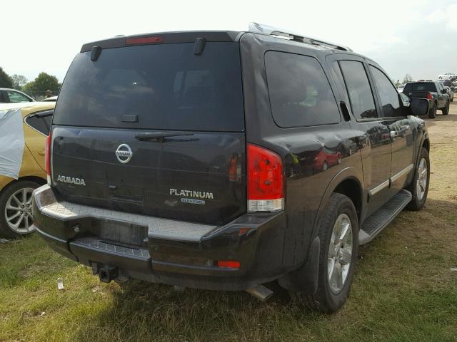 5N1BA0NC7BN609841 - 2011 NISSAN ARMADA SV BLACK photo 4