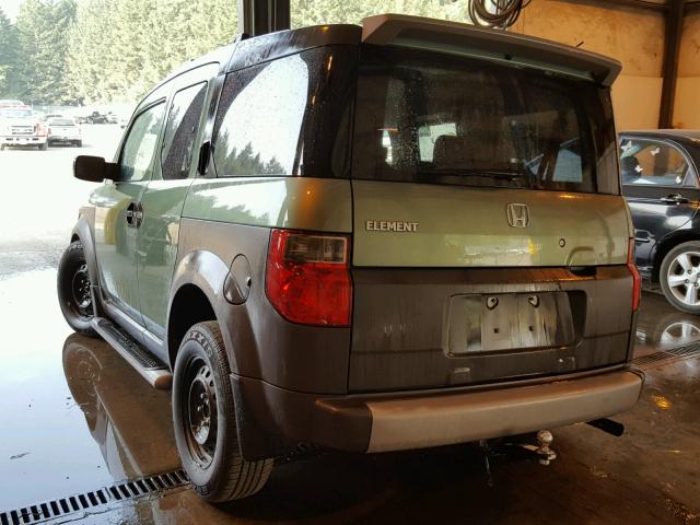 5J6YH28573L025904 - 2003 HONDA ELEMENT EX GREEN photo 3