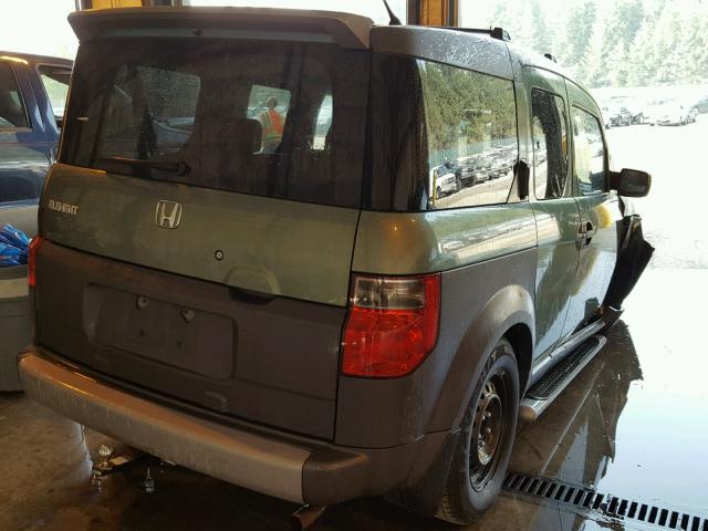 5J6YH28573L025904 - 2003 HONDA ELEMENT EX GREEN photo 4