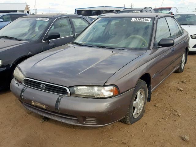 4S3BD6359S9219285 - 1995 SUBARU LEGACY L GRAY photo 2