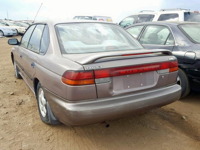 4S3BD6359S9219285 - 1995 SUBARU LEGACY L GRAY photo 3