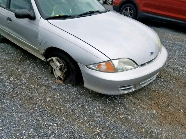 1G1JC524127243554 - 2002 CHEVROLET CAVALIER B SILVER photo 9