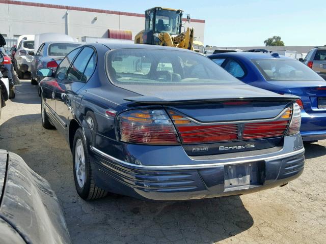 1G2HX54K2Y4226587 - 2000 PONTIAC BONNEVILLE BLUE photo 3