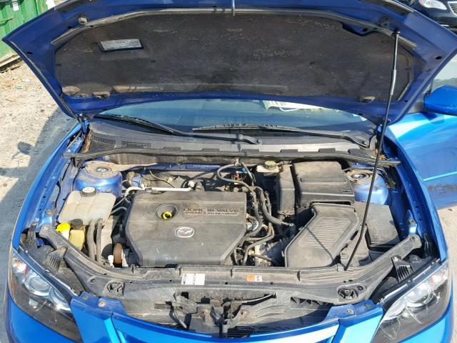 JM1BK323961489755 - 2006 MAZDA 3 S BLUE photo 7