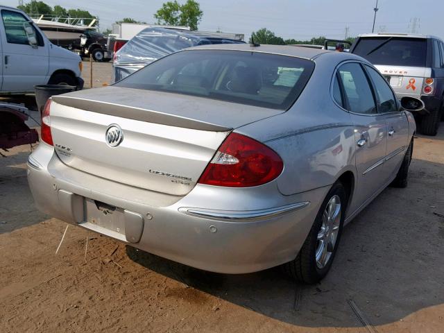 2G4WE587761227639 - 2006 BUICK LACROSSE C SILVER photo 4