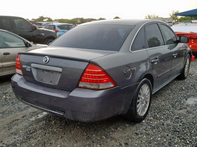 1MEHM42185G611301 - 2005 MERCURY MONTEGO PR ნაცრისფერი ფოტო 4