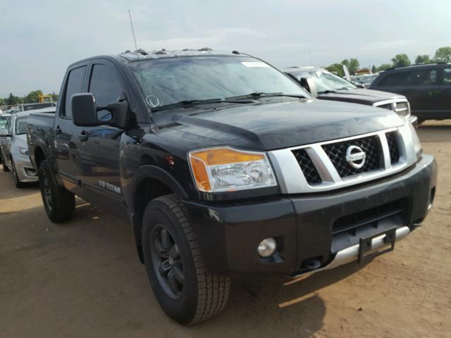 1N6AA0EC8FN500419 - 2015 NISSAN TITAN S BLACK photo 1