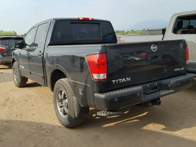 1N6AA0EC8FN500419 - 2015 NISSAN TITAN S BLACK photo 3