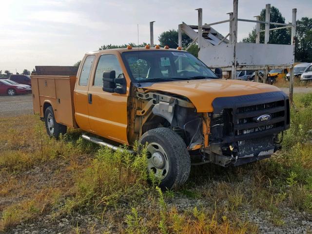 1FDSX34R98ED67066 - 2008 FORD F350 SRW S YELLOW photo 1