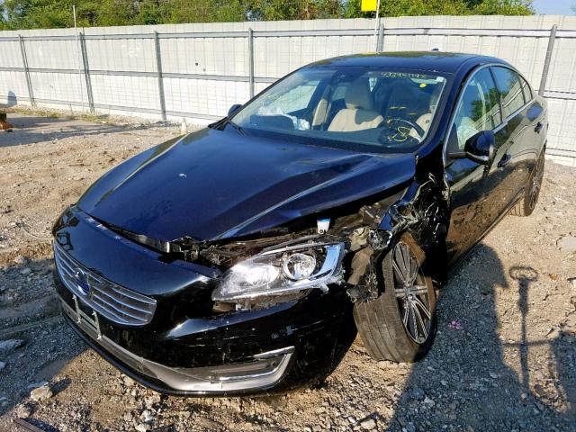 LYV402TK9HB145045 - 2017 VOLVO S60 PREMIE BLACK photo 2