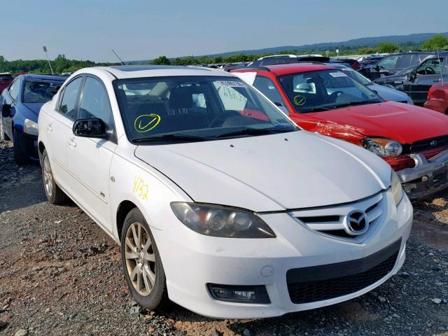 JM1BK324481788792 - 2008 MAZDA 3 S WHITE photo 1