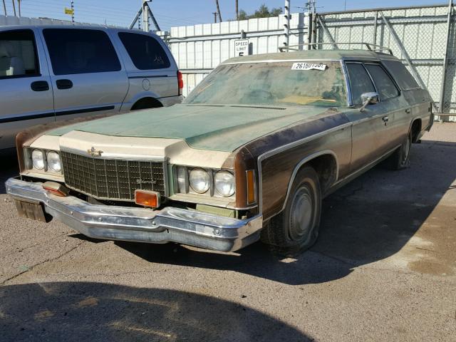 1N35U4J265433 - 1974 CHEVROLET CAPRICE TWO TONE photo 2