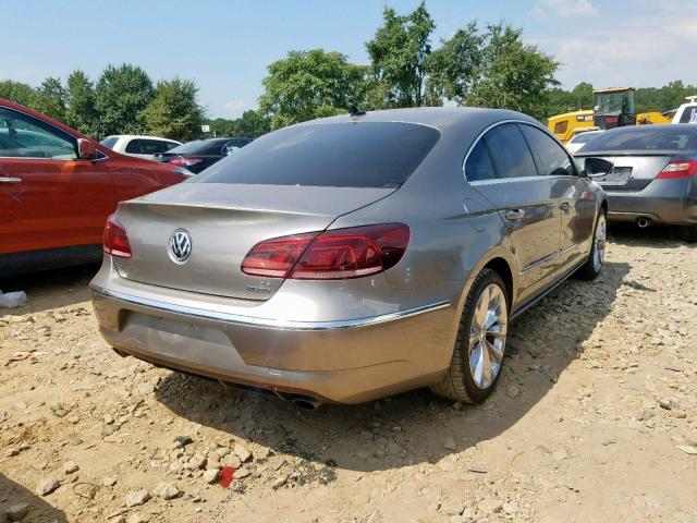 WVWGU7ANXDE570313 - 2013 VOLKSWAGEN CC VR6 4MO BROWN photo 4