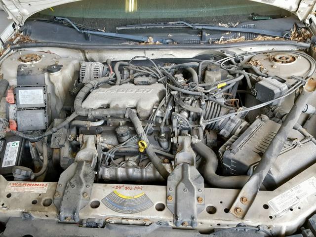 2G1WF52E249142160 - 2004 CHEVROLET IMPALA TAN photo 7