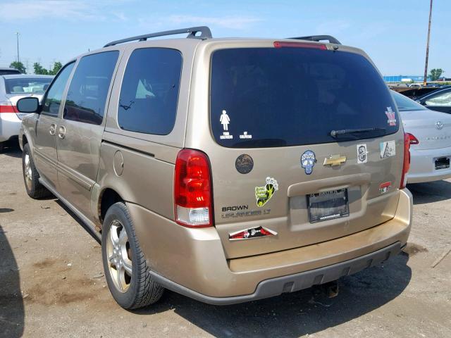 1GNDV33L16D173125 - 2006 CHEVROLET UPLANDER L GOLD photo 3