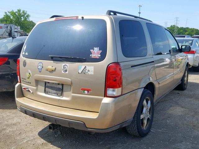 1GNDV33L16D173125 - 2006 CHEVROLET UPLANDER L GOLD photo 4