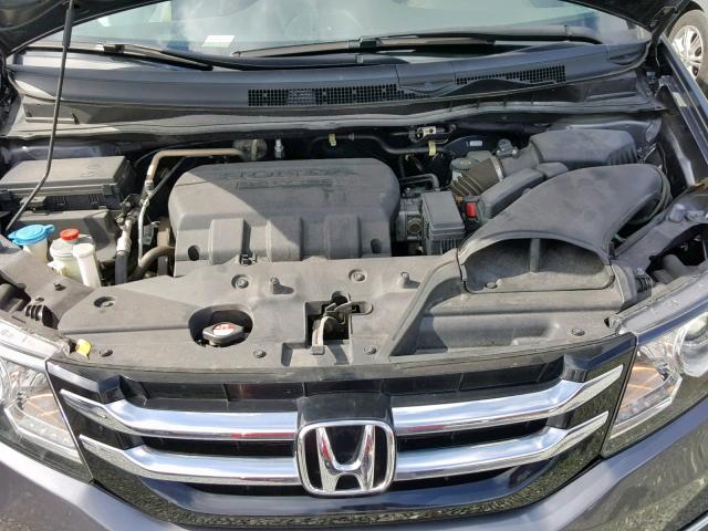 5FNRL5H20GB117395 - 2016 HONDA ODYSSEY LX CHARCOAL photo 7