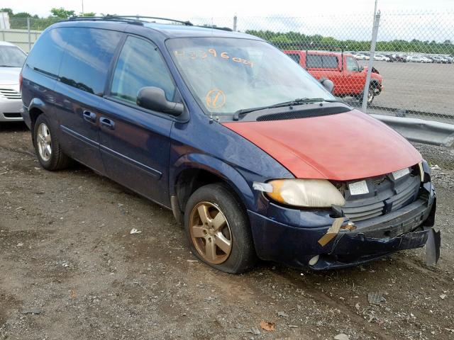 2D4GP44L15R185679 - 2005 DODGE GRAND CARA BLUE photo 1