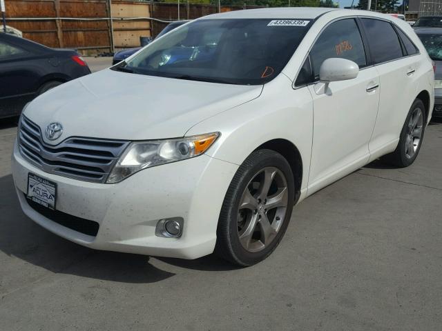 4T3BK3BB6AU039384 - 2010 TOYOTA VENZA BASE WHITE photo 2