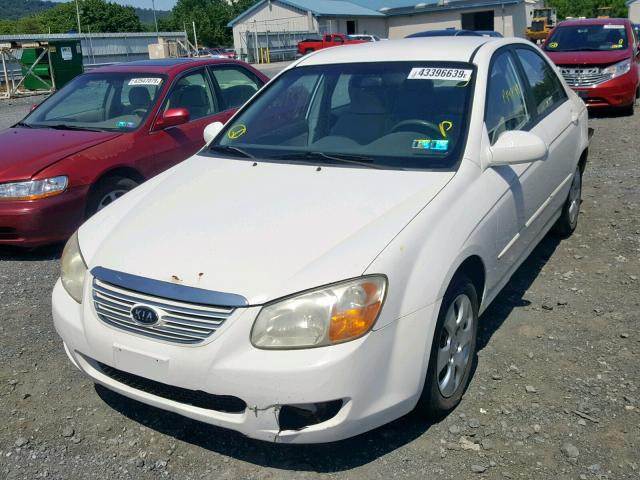 KNAFE122675445899 - 2007 KIA SPECTRA EX WHITE photo 2