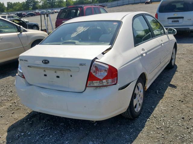 KNAFE122675445899 - 2007 KIA SPECTRA EX WHITE photo 4