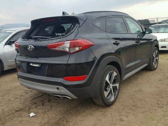 KM8J33A29JU715054 - 2018 HYUNDAI TUCSON LIM BLACK photo 4