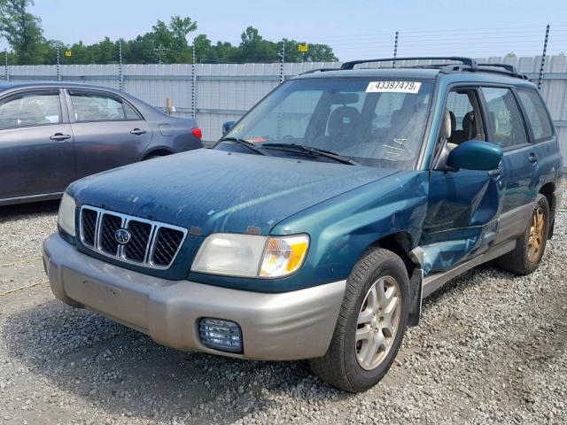 JF1SF65511H728417 - 2001 SUBARU FORESTER S BROWN photo 2